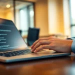 Professional creating undetectable AI writing content with focus on natural human-like text